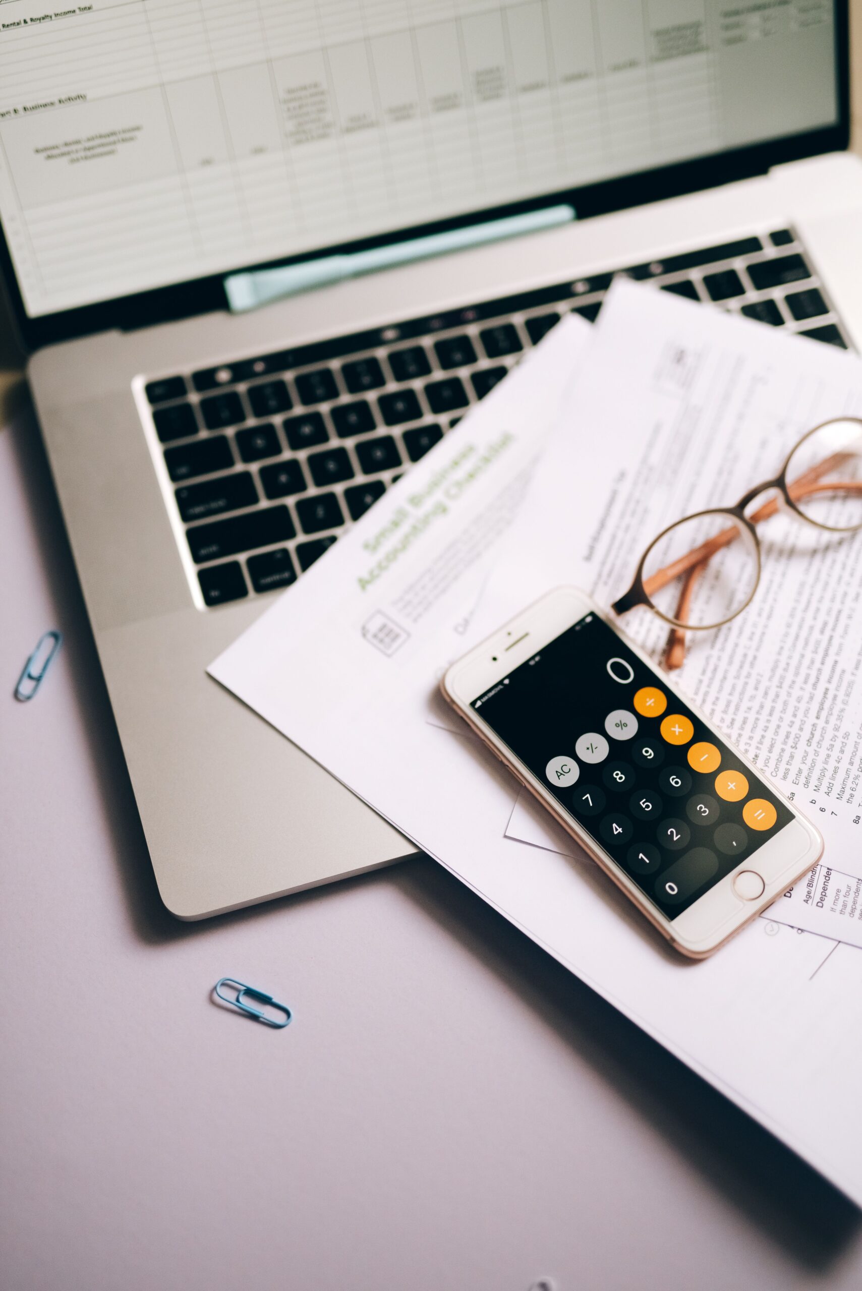 accounting checklist